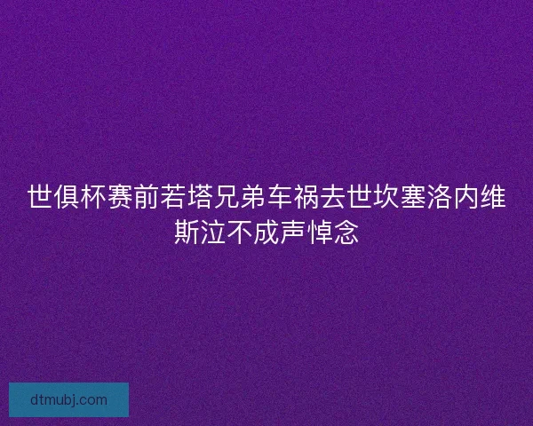 世俱杯赛前若塔兄弟车祸去世坎塞洛内维斯泣不成声悼念 世俱杯赛前若塔兄弟车祸去世坎塞洛内维斯泣不成声悼念