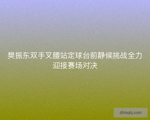 樊振东双手叉腰站定球台前静候挑战全力迎接赛场对决 樊振东双手叉腰站定球台前静候挑战全力迎接赛场对决